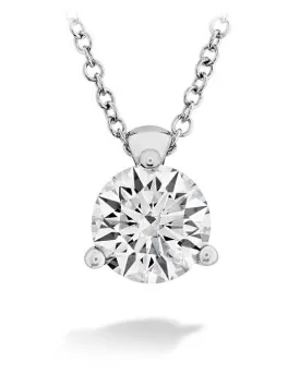 Classic 3 Prong Solitaire Pendant