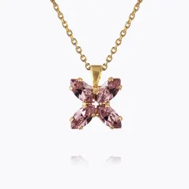 Crystal Star Necklace / Light Amethyst