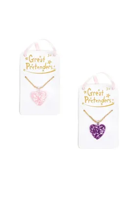 Glitter Heart Necklace