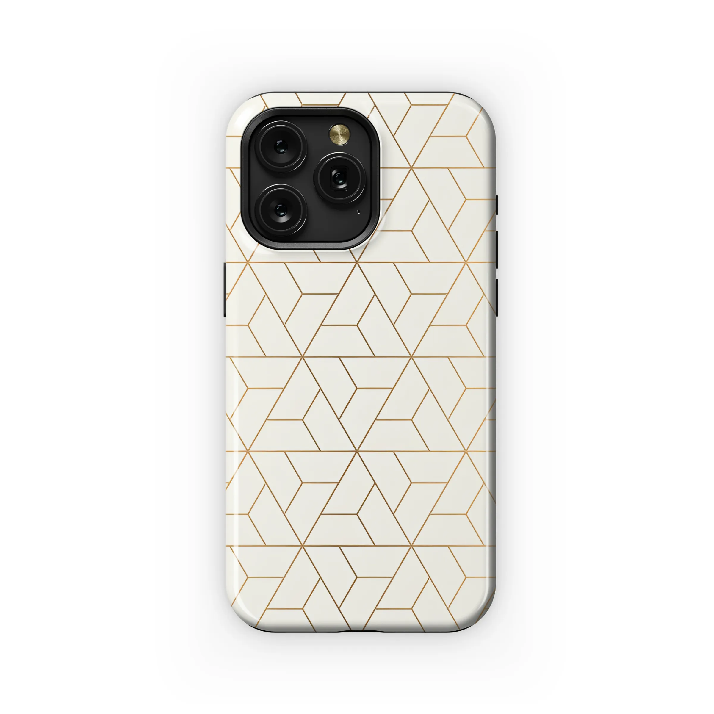 Hexagon Grid Line Triangle Phone Case iPhone Samsung Cover Pixel 3658