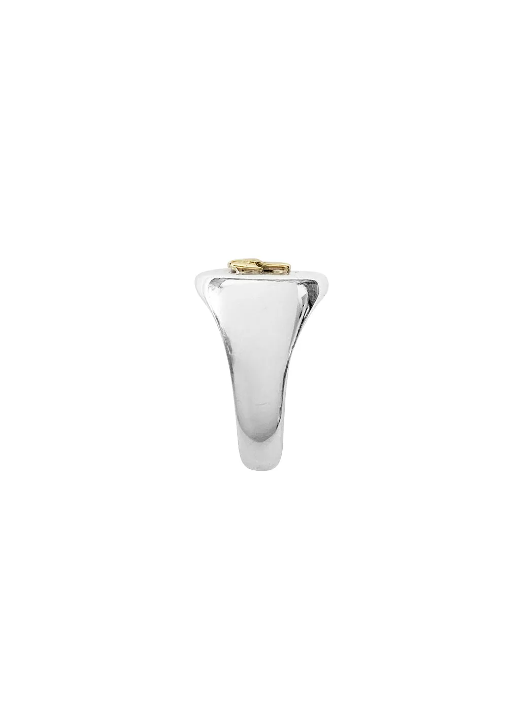 Men's Angel Signet Ring