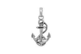 Men's Silver Anchor Pendant