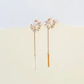 Rose Gold Woolly Earrings