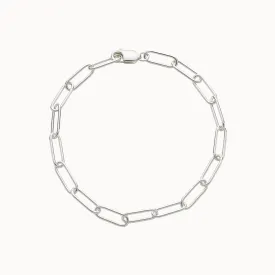 silver boldly bracelet - sterling silver