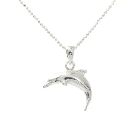 Sterling Silver Dolphin Pendant (Chain Sold Separately)