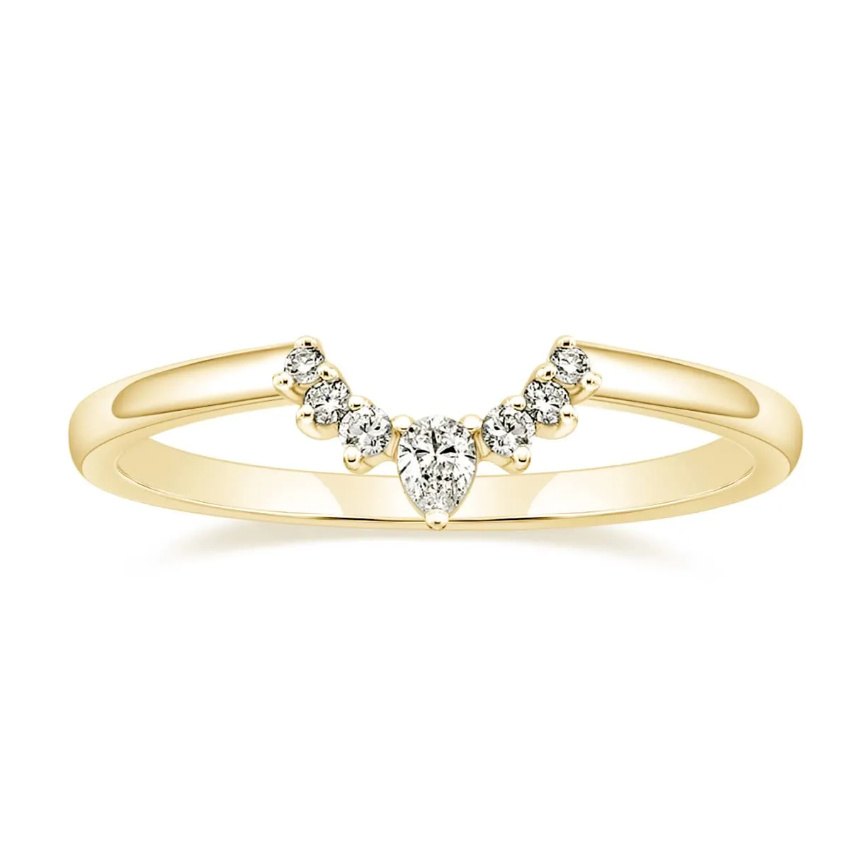 Women's Wedding Rings Pear Stackable Rings